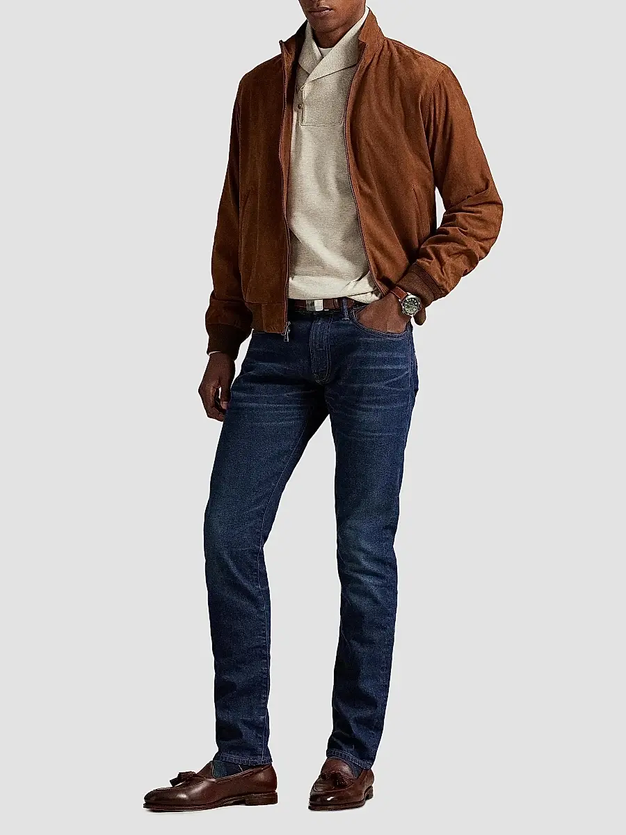 Polo Ralph Lauren Men's Sullivan Washed Mid-Rise Straight-Leg Jeans | Thumbnail 6 Polo Ralph Lauren Men's Sullivan Washed Mid-Rise Straight-Leg Jeans | Thumbnail 6