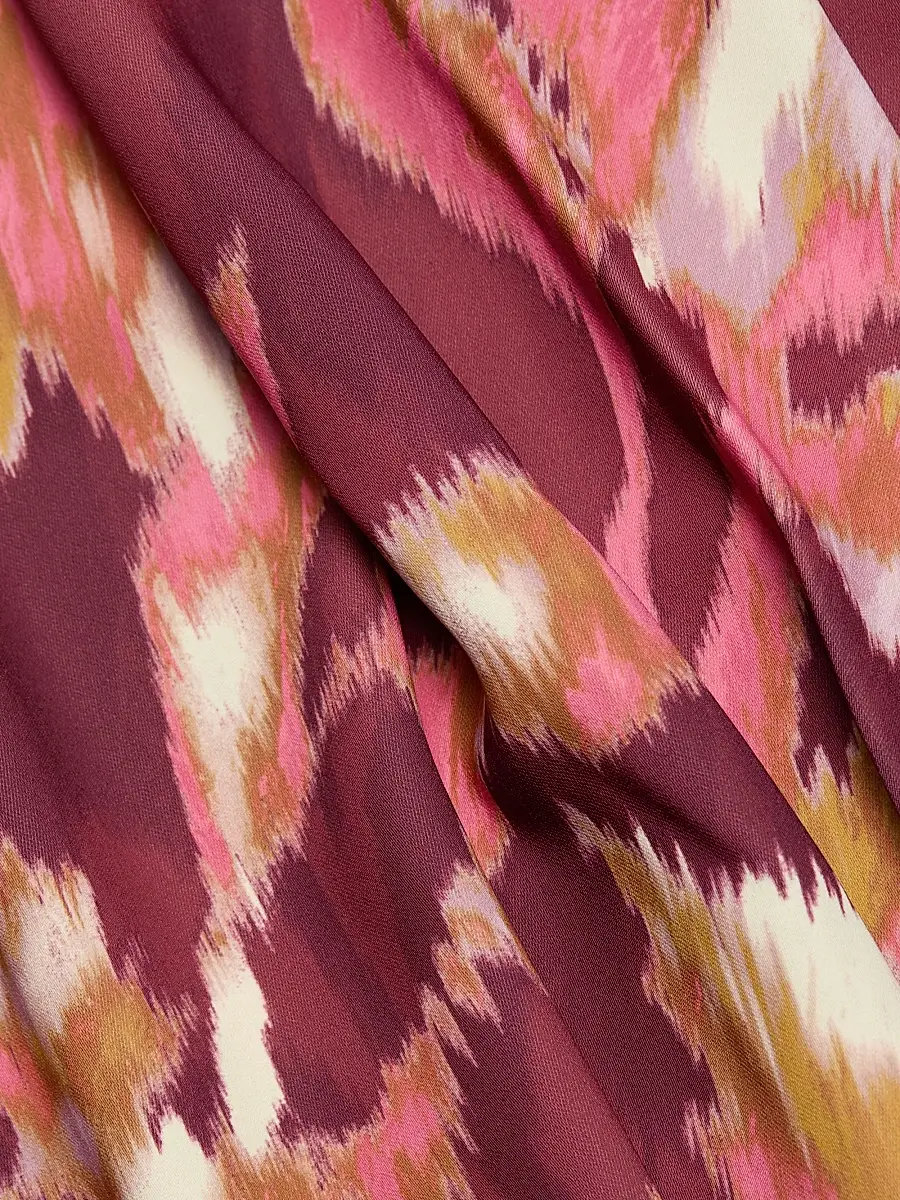 FIGUE Women's Mirabel Ikat-Inspired Blouse | Thumbnail 7