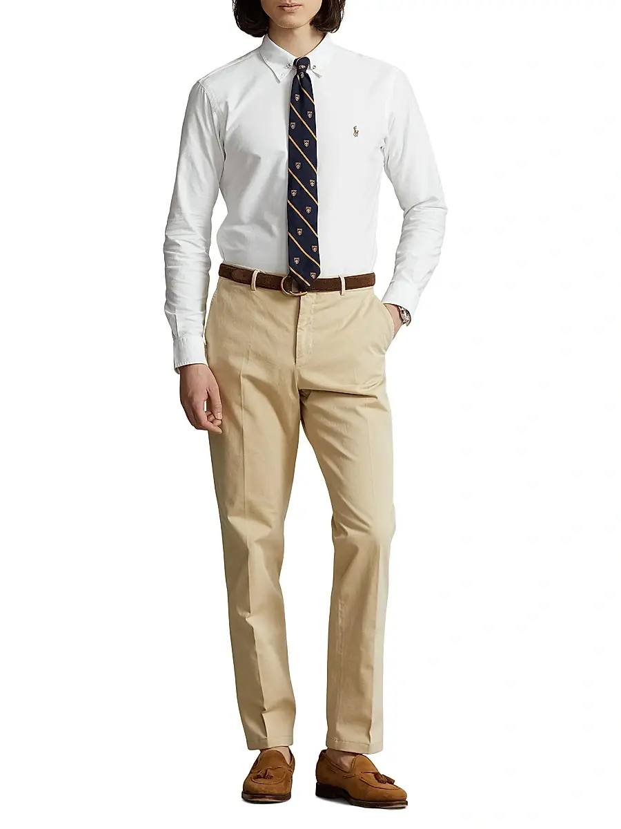 Polo Ralph Lauren Men's Button-Down Cotton Oxford Shirt | Thumbnail 2 Polo Ralph Lauren Men's Button-Down Cotton Oxford Shirt | Thumbnail 2