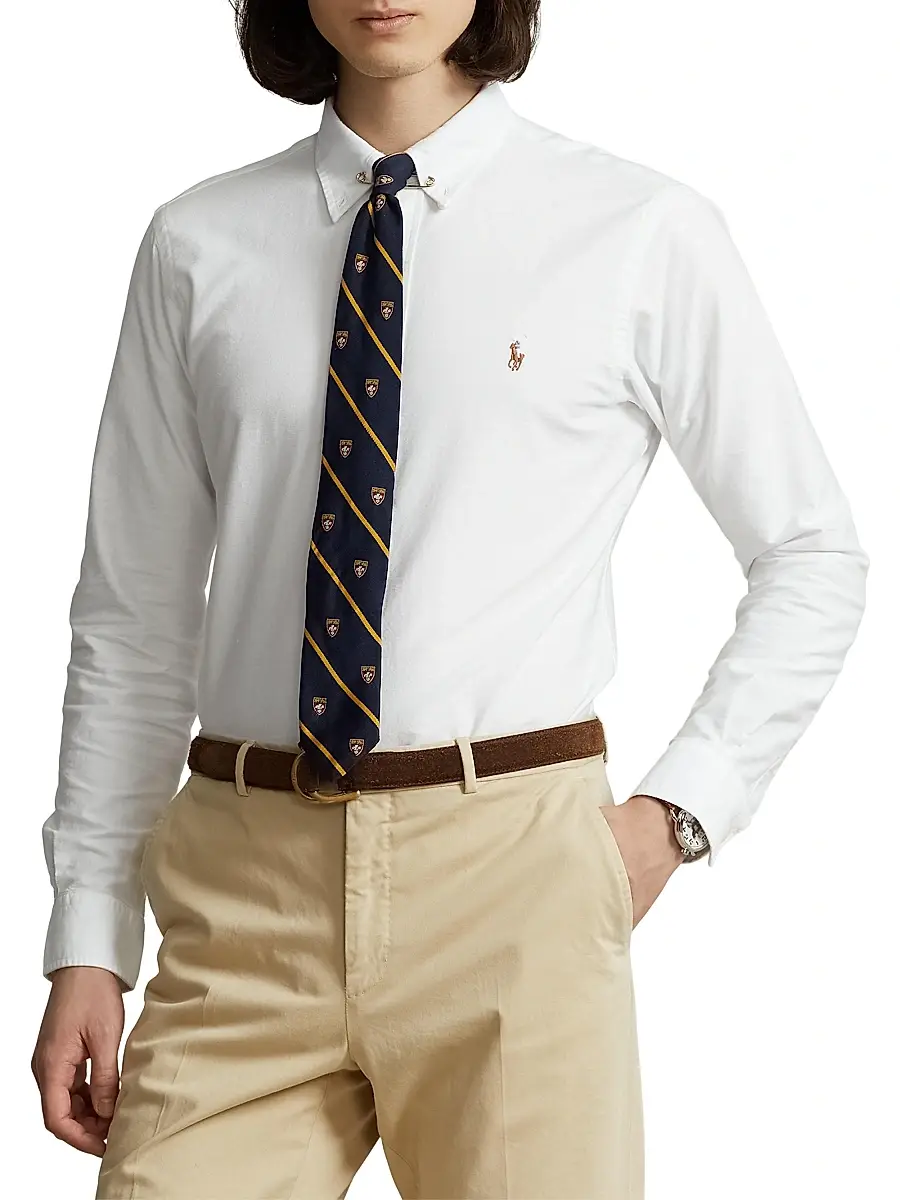 Polo Ralph Lauren Men's Button-Down Cotton Oxford Shirt | Thumbnail 3 Polo Ralph Lauren Men's Button-Down Cotton Oxford Shirt | Thumbnail 3