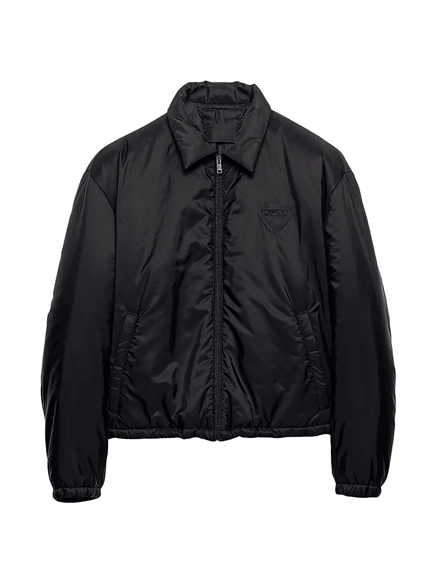 Prada Men's Re-Nylon Jacket - Black | Image 1 Prada Men's Re-Nylon Jacket - Black | Image 1