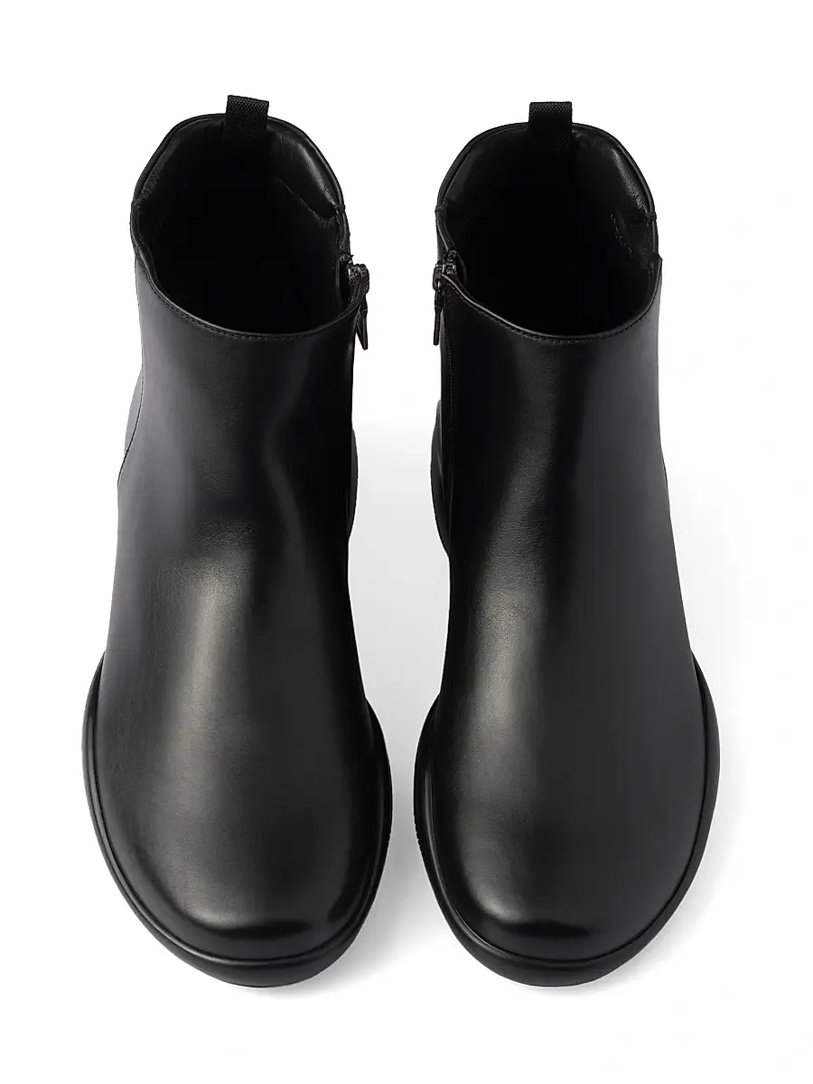 Prada Men's Toblach Leather Ankle Boots | Thumbnail 2 Prada Men's Toblach Leather Ankle Boots | Thumbnail 2