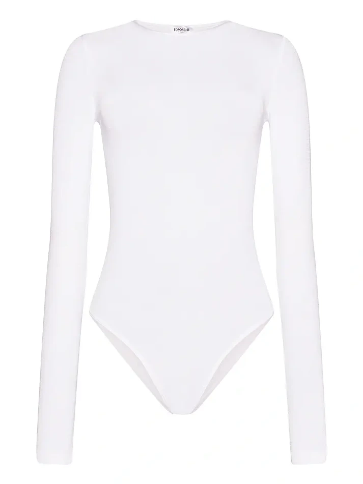 Women's Jewel Neck Long-Sleeve Bodysuit Women's Jewel Neck Long-Sleeve Bodysuit