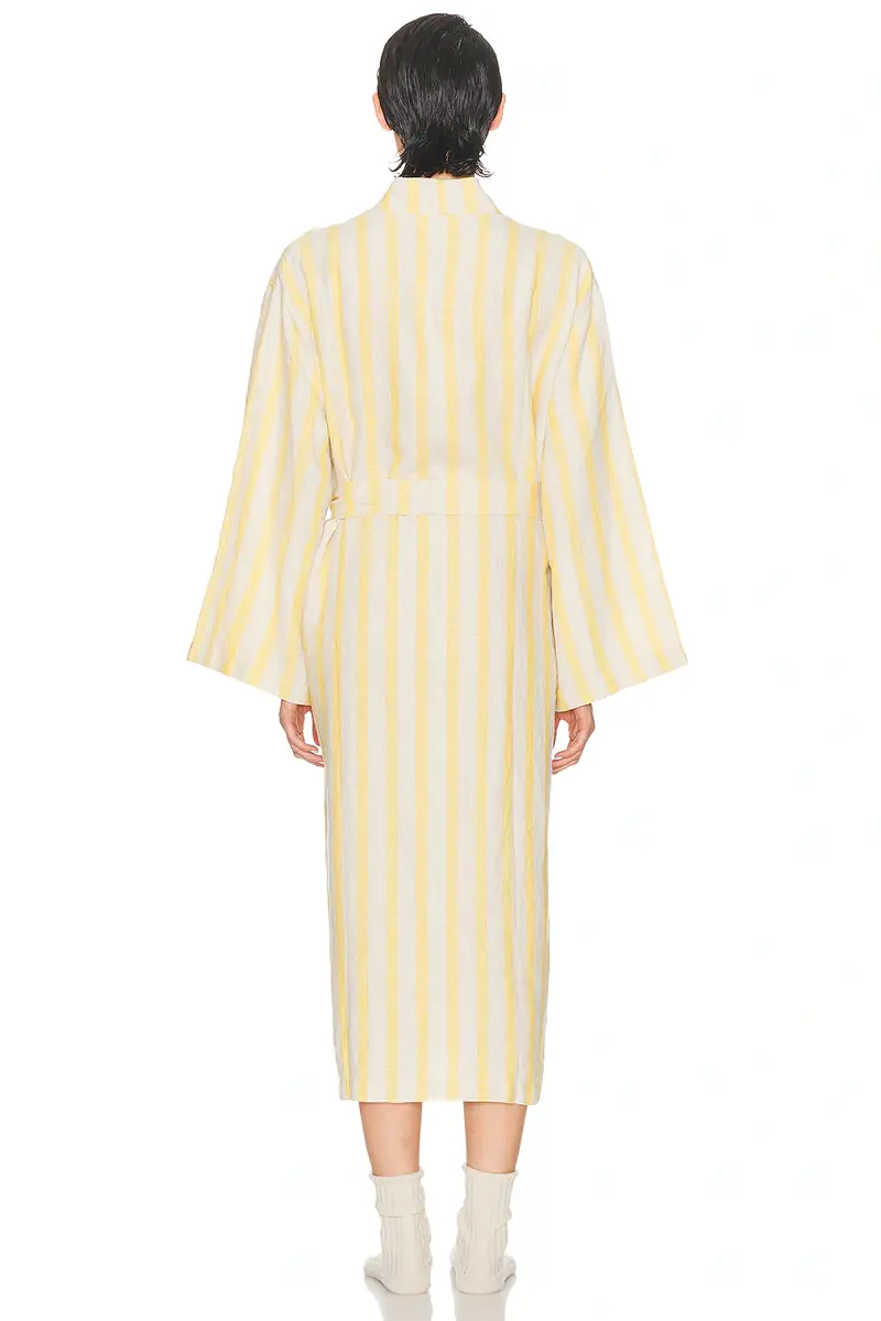 Parachute Linen Stripe Robe | Thumbnail 5 Parachute Linen Stripe Robe | Thumbnail 5