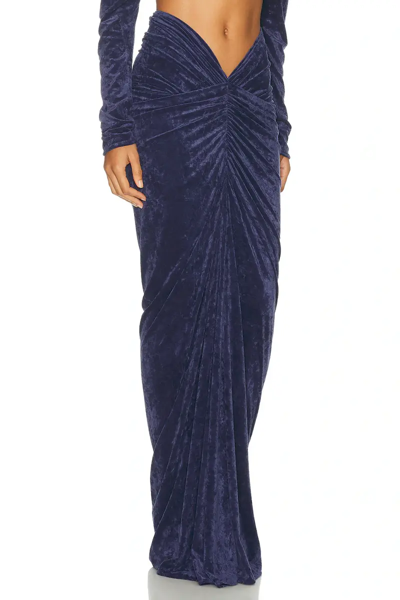 Atlein Ruched Long Skirt | Thumbnail 2