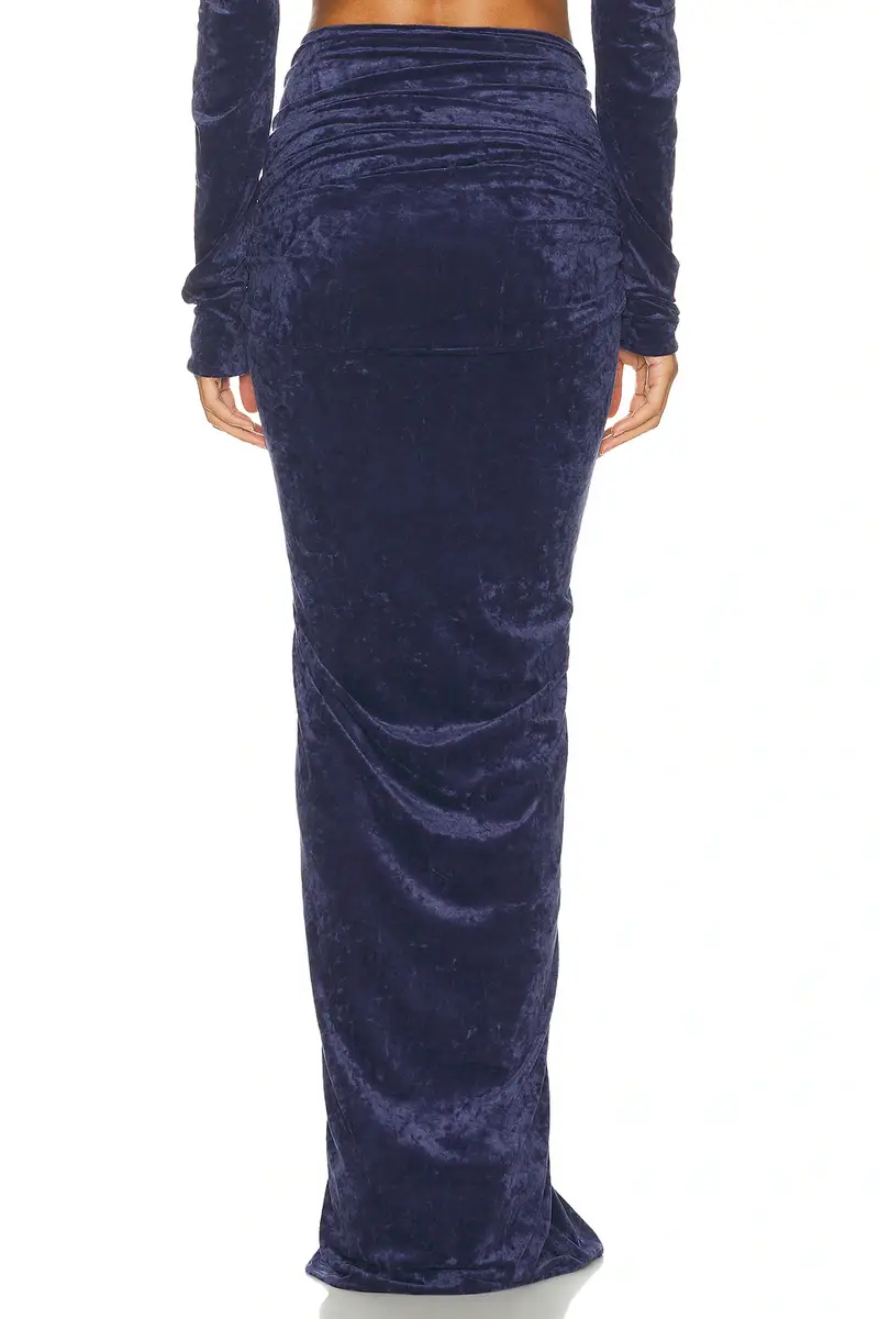 Atlein Ruched Long Skirt | Thumbnail 4