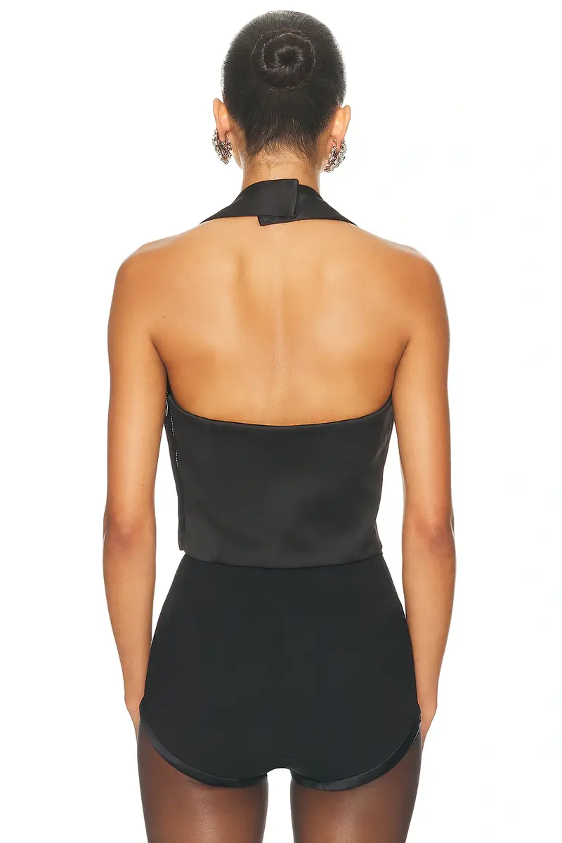 Marc Jacobs Sculpted Satin Halter Top | Thumbnail 3 Marc Jacobs Sculpted Satin Halter Top | Thumbnail 3