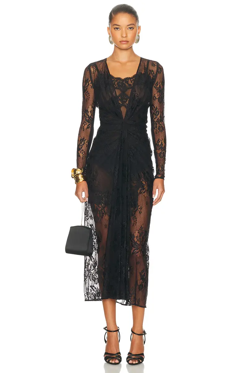 Long Sleeve Lace Dress