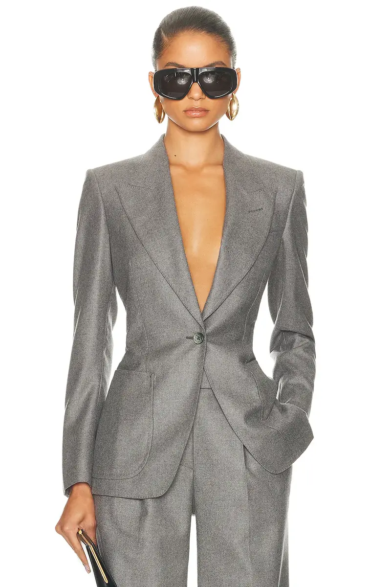 Tom Ford Single Breasted Cashmere Jacket | Image 1 Tom Ford Single Breasted Cashmere Jacket | Image 1