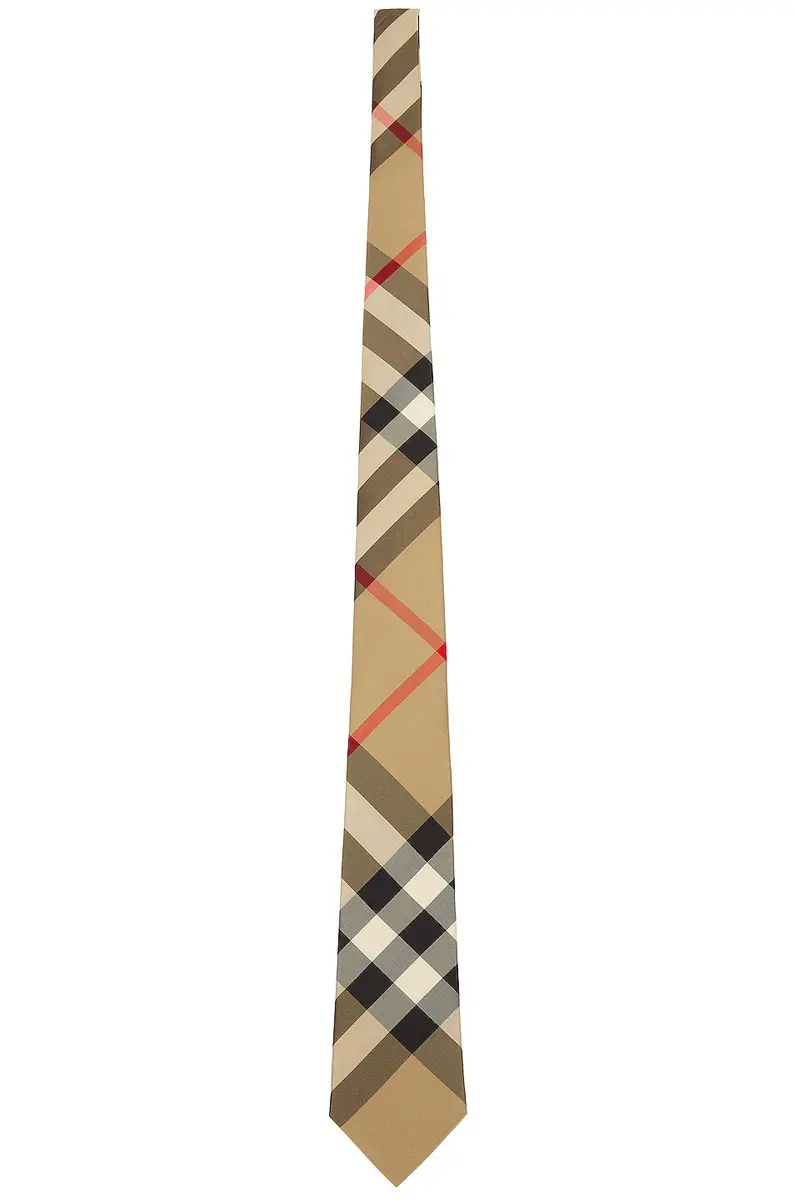 Burberry Exploded Check Tie | Image 1 Burberry Exploded Check Tie | Image 1