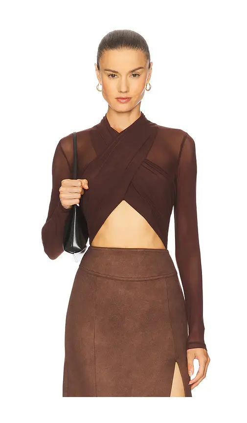 Bardot Aliyah Wrap Bodysuit