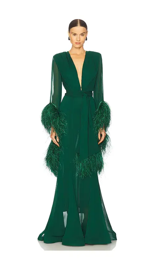 Geisha V-neck Gown Geisha V-neck Gown