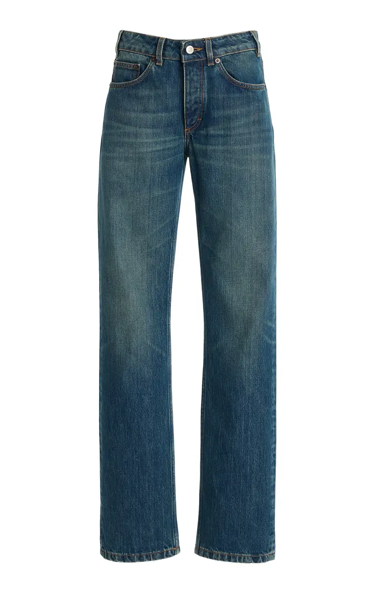 Jeanerica Sisli Mid-Rise Straight-Leg Jeans | Image 1 Jeanerica Sisli Mid-Rise Straight-Leg Jeans | Image 1