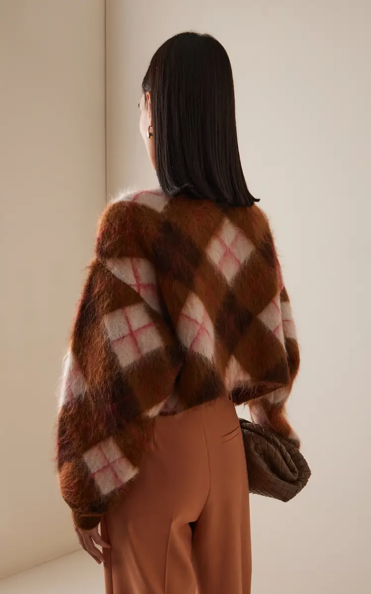 RÙADH The Blane Checked Wool Cardigan | Thumbnail 5 RÙADH The Blane Checked Wool Cardigan | Thumbnail 5