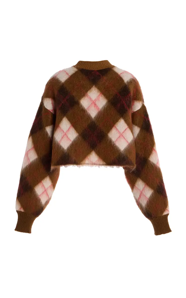 RÙADH The Blane Checked Wool Cardigan | Thumbnail 6 RÙADH The Blane Checked Wool Cardigan | Thumbnail 6