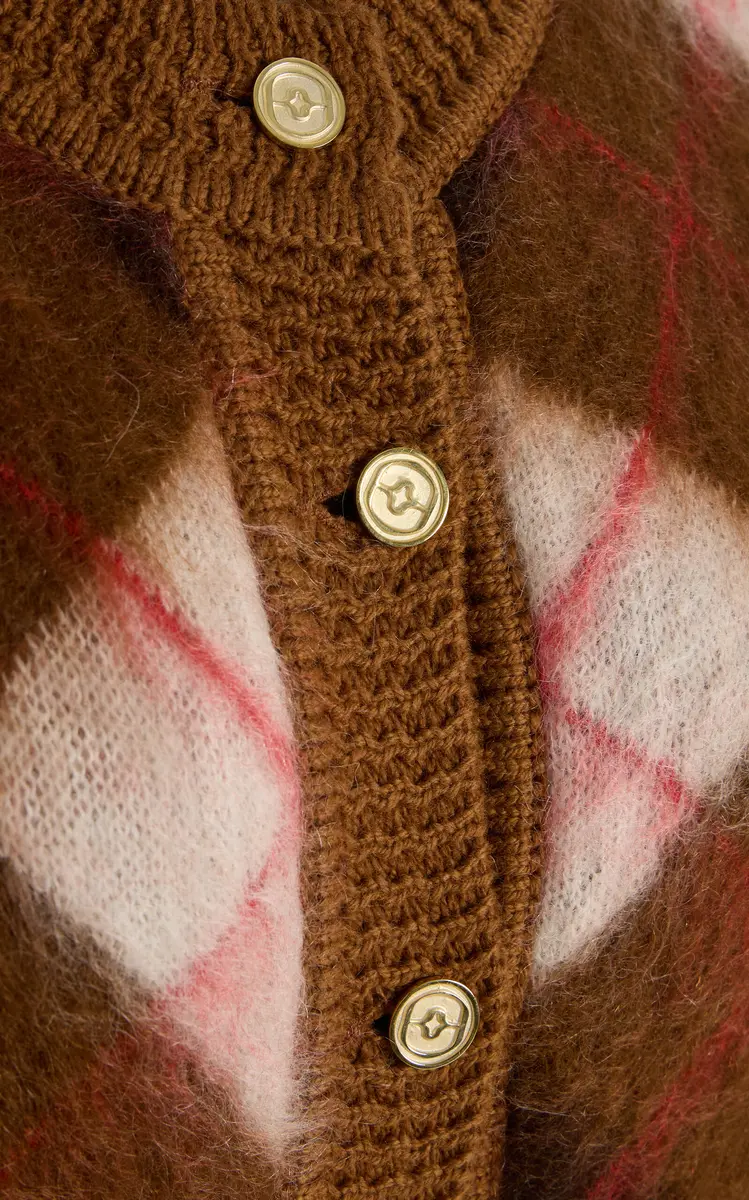 RÙADH The Blane Checked Wool Cardigan | Thumbnail 7 RÙADH The Blane Checked Wool Cardigan | Thumbnail 7