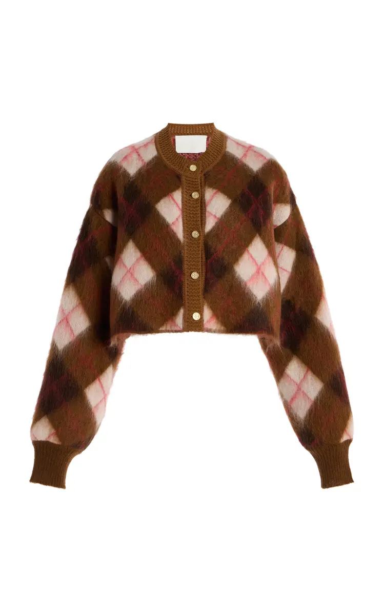 RÙADH The Blane Checked Wool Cardigan | Thumbnail 8 RÙADH The Blane Checked Wool Cardigan | Thumbnail 8