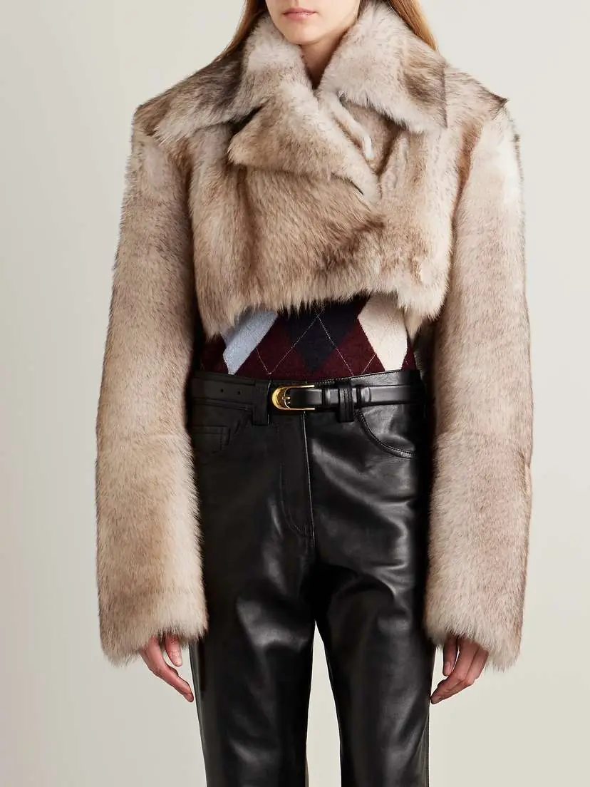 Khaite Stallone Cropped Shearling Jacket | Thumbnail 3 Khaite Stallone Cropped Shearling Jacket | Thumbnail 3