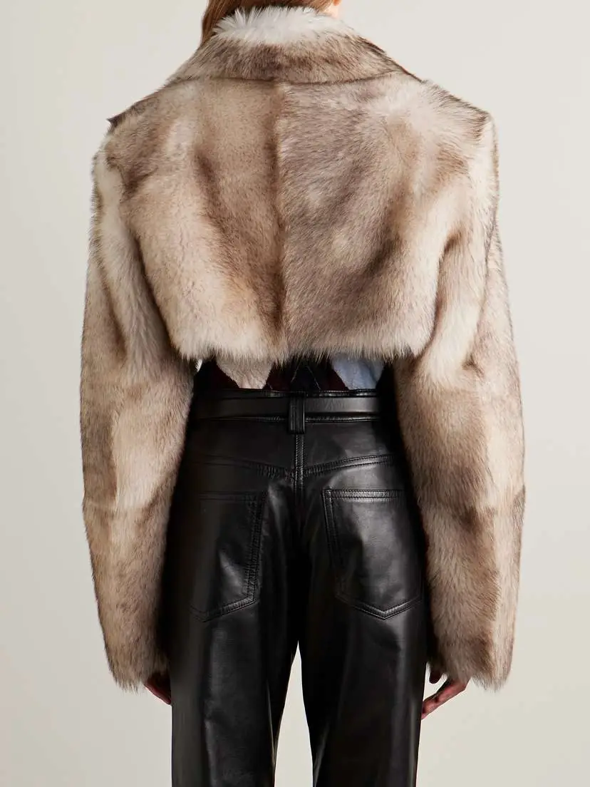 Khaite Stallone Cropped Shearling Jacket | Thumbnail 4 Khaite Stallone Cropped Shearling Jacket | Thumbnail 4