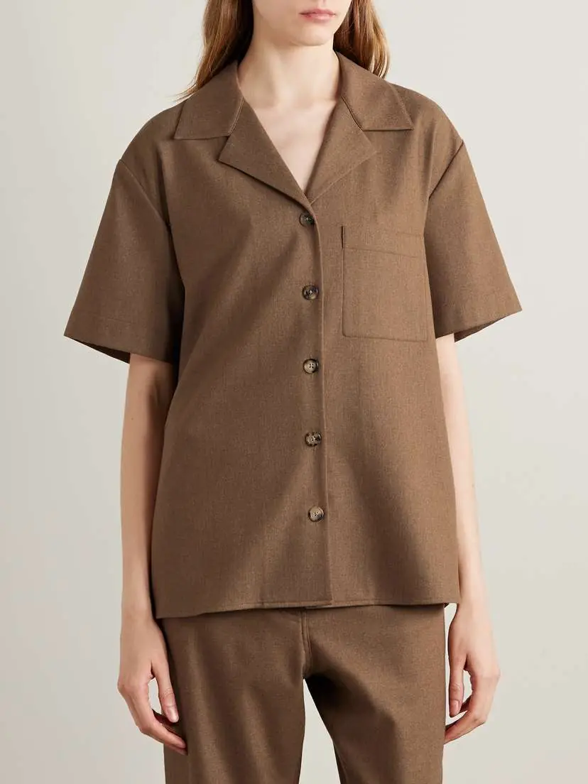 Khaite Riordan Wool Shirt | Thumbnail 3