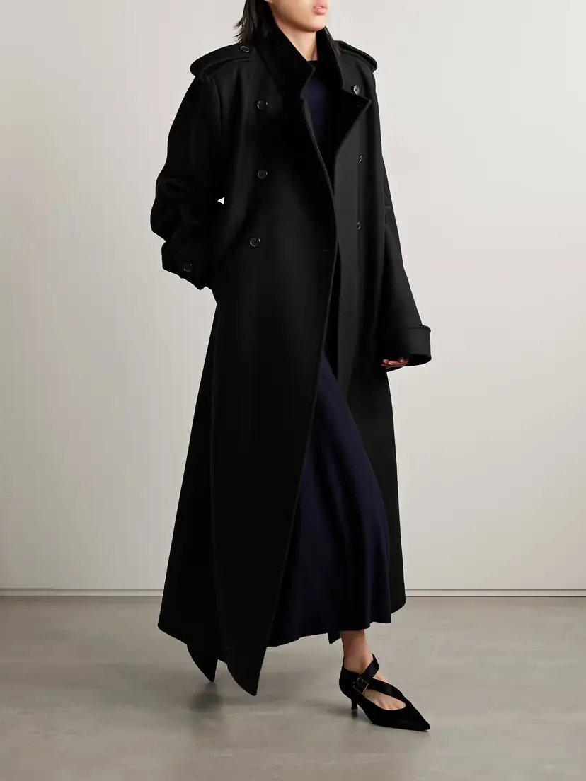 Khaite Donna Oversized Double-breasted Wool Coat | Thumbnail 2 Khaite Donna Oversized Double-breasted Wool Coat | Thumbnail 2