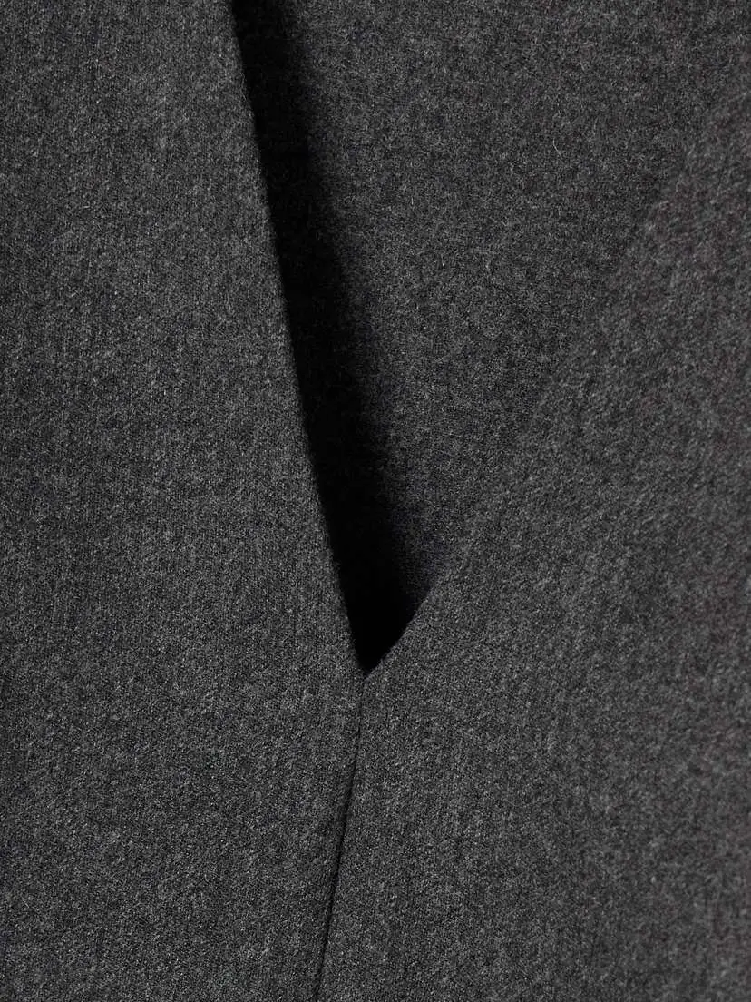 Khaite Syd Pleated Wool Midi Dress | Thumbnail 4 Khaite Syd Pleated Wool Midi Dress | Thumbnail 4