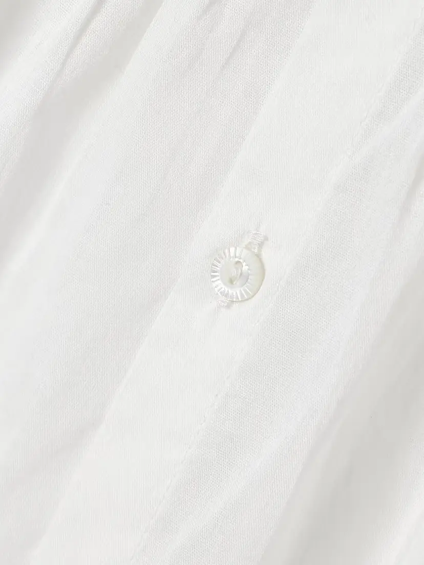 DÔEN Lilibet Lace-trimmed Pintucked Organic Cotton-voile Top | Thumbnail 4 DÔEN Lilibet Lace-trimmed Pintucked Organic Cotton-voile Top | Thumbnail 4