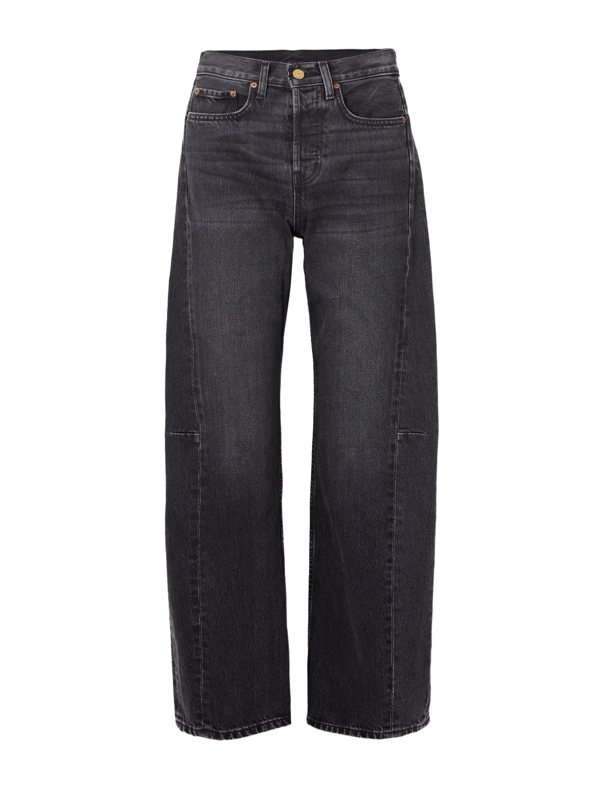 Slim Lasso Cropped Mid-rise Barrel-leg Jeans Slim Lasso Cropped Mid-rise Barrel-leg Jeans