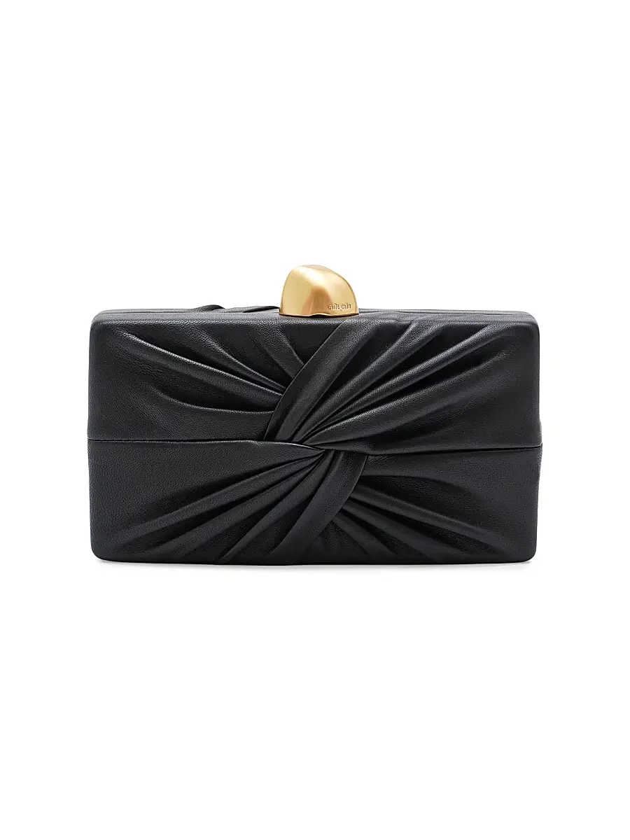 Cult Gaia Women's Lisse Leather Clutch