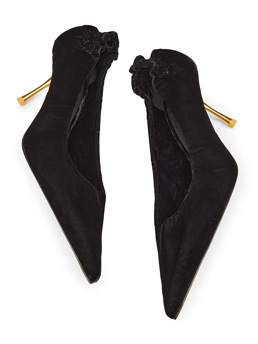Cult Gaia Women's Valentina 70MM Point Toe Pumps | Thumbnail 6 Cult Gaia Women's Valentina 70MM Point Toe Pumps | Thumbnail 6
