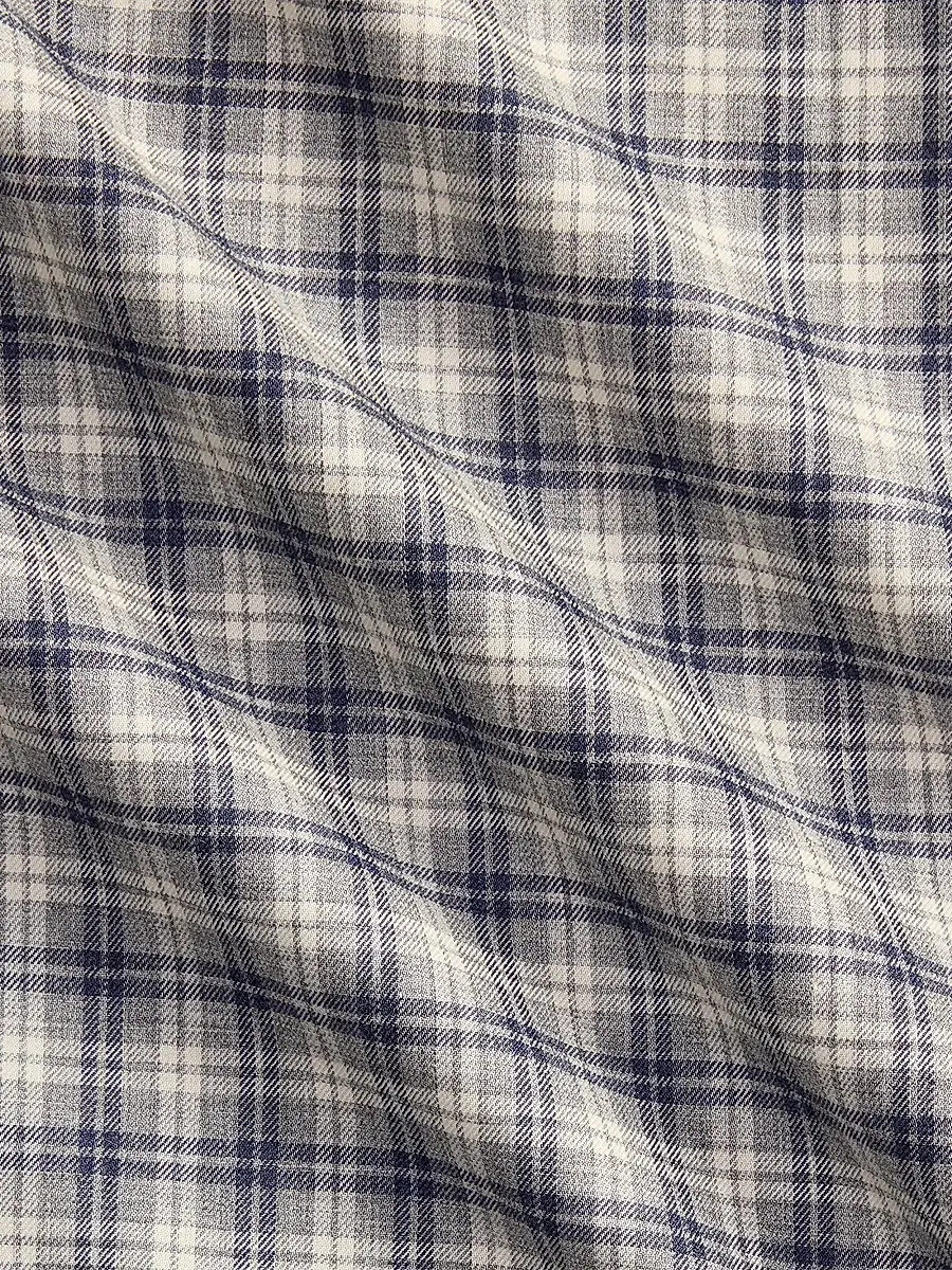Polo Ralph Lauren Men's Plaid Cotton Long-Sleeve Shirt | Thumbnail 6 Polo Ralph Lauren Men's Plaid Cotton Long-Sleeve Shirt | Thumbnail 6