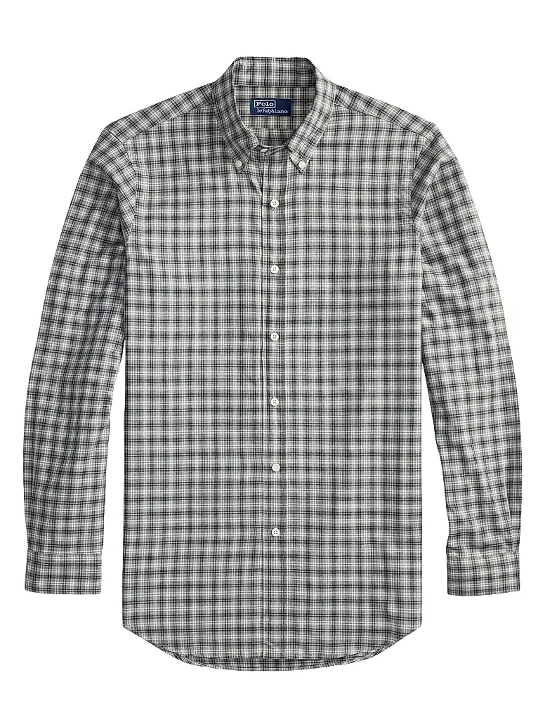 Polo Ralph Lauren Men's Plaid Cotton Long-Sleeve Shirt