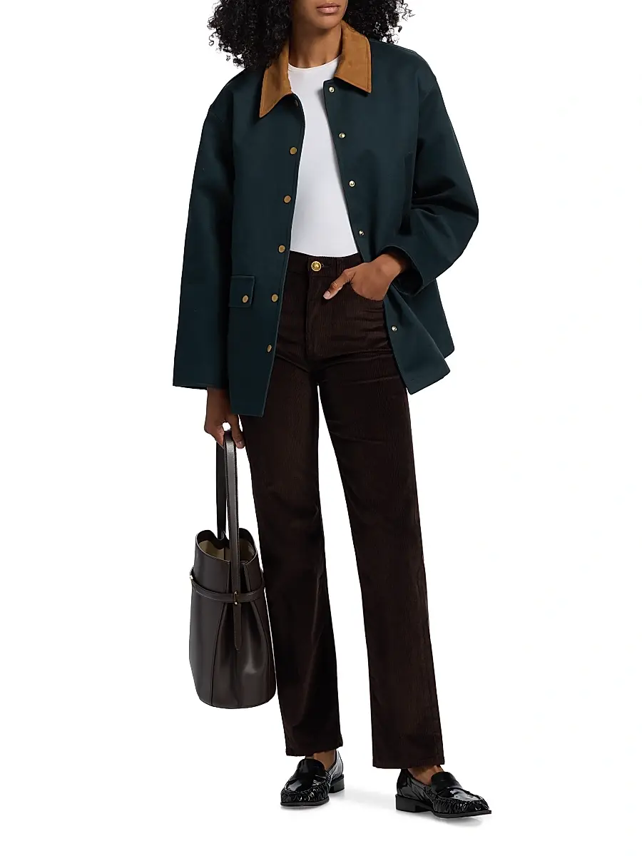 rag & bone Women's Harlow Corduroy Straight-Leg Pants | Thumbnail 2 rag & bone Women's Harlow Corduroy Straight-Leg Pants | Thumbnail 2