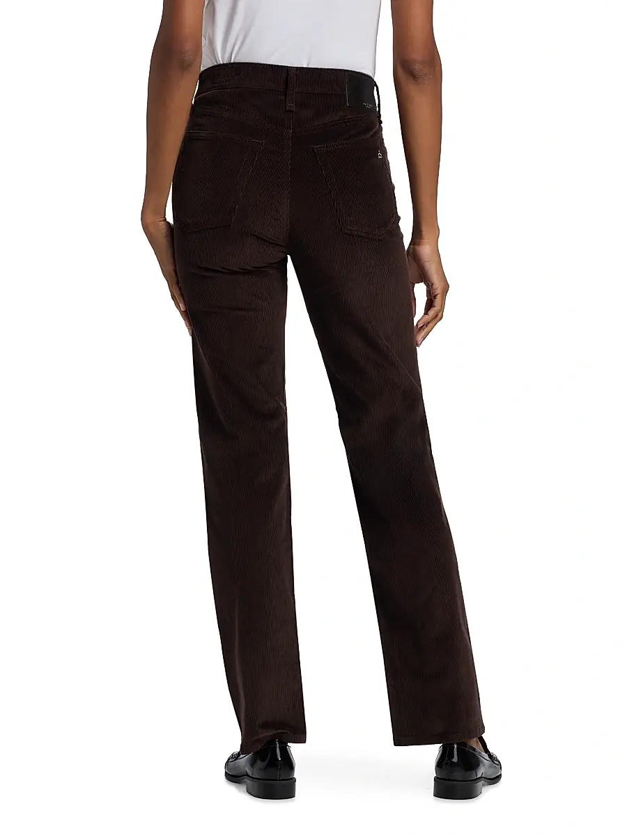 rag & bone Women's Harlow Corduroy Straight-Leg Pants | Thumbnail 5 rag & bone Women's Harlow Corduroy Straight-Leg Pants | Thumbnail 5
