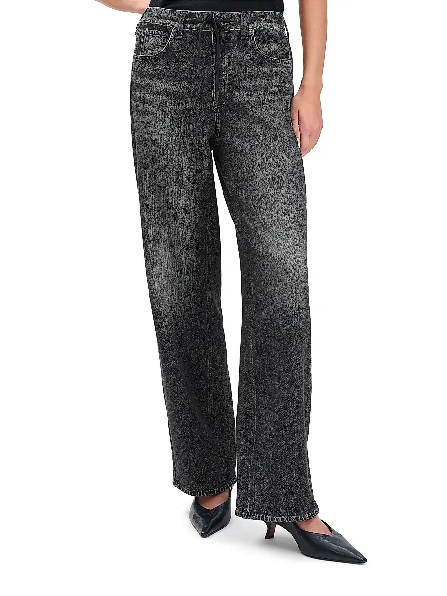 rag & bone Women's rb Miramar Terry Wide-Leg Pants | Thumbnail 3 rag & bone Women's rb Miramar Terry Wide-Leg Pants | Thumbnail 3
