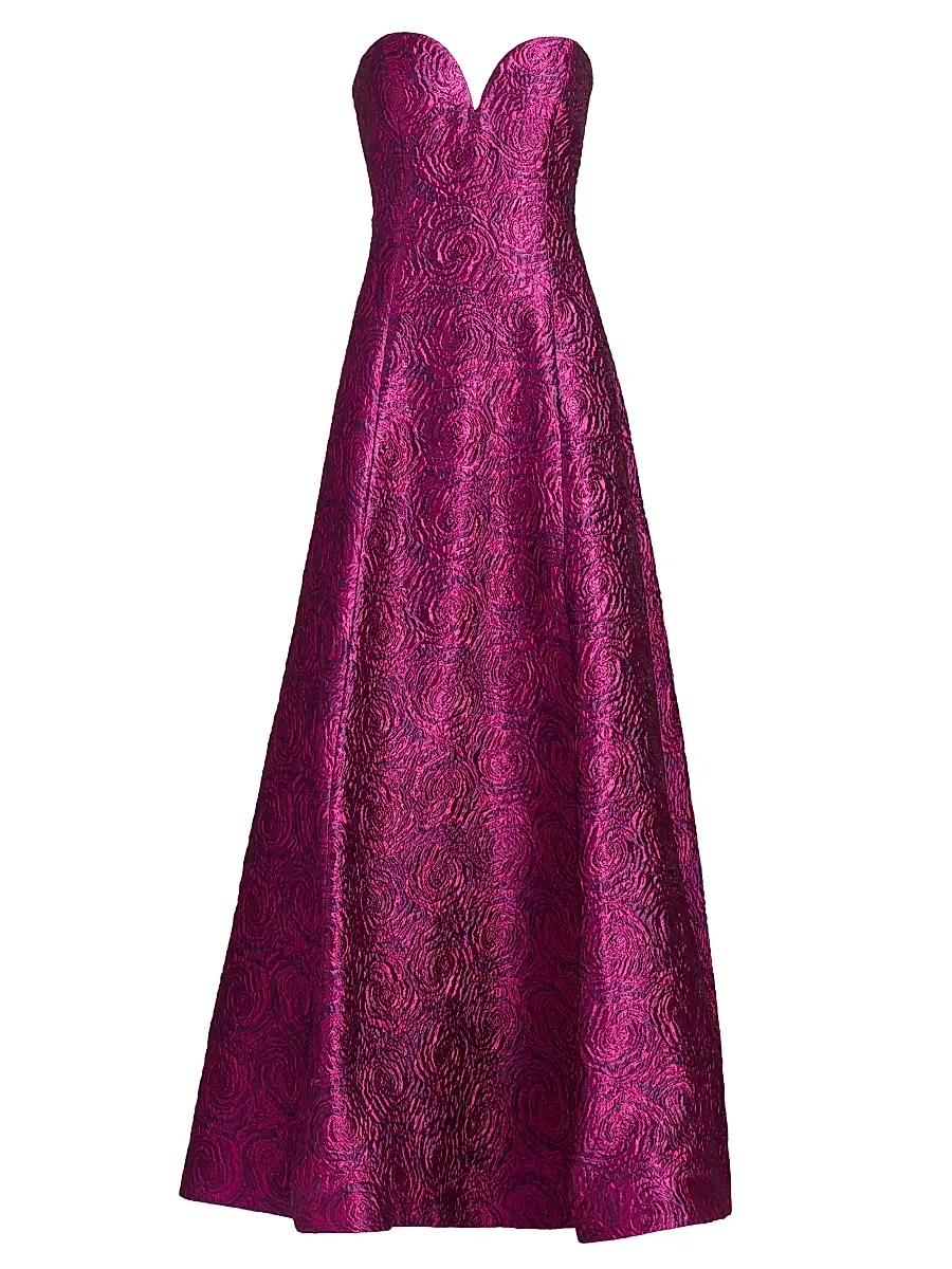 As It May Women's Mariana Jacquard Sweetheart Strapless Gown | Image 1 As It May Women's Mariana Jacquard Sweetheart Strapless Gown | Image 1