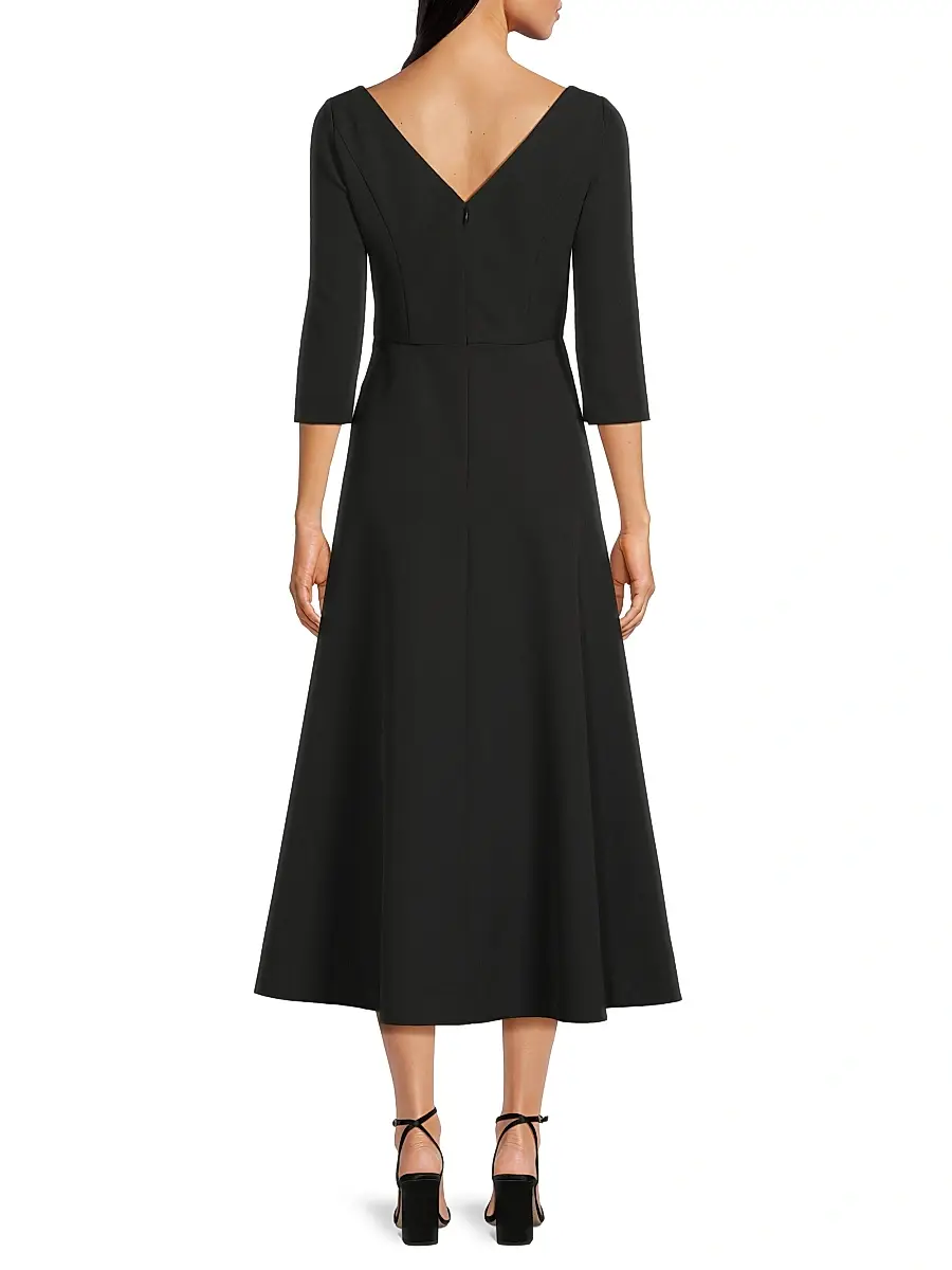 Kay Unger Women's Greta Floral Bouquet Midi-Dress | Thumbnail 5