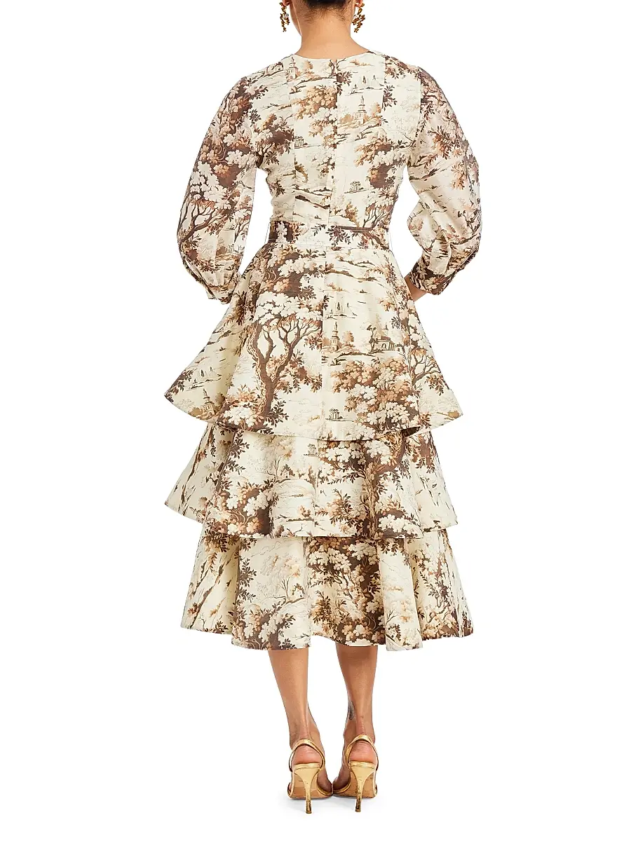 Mestiza New York Women's Rhonda Toile Tiered Convertible Dress | Thumbnail 2