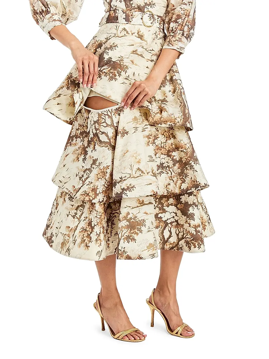 Mestiza New York Women's Rhonda Toile Tiered Convertible Dress | Thumbnail 4