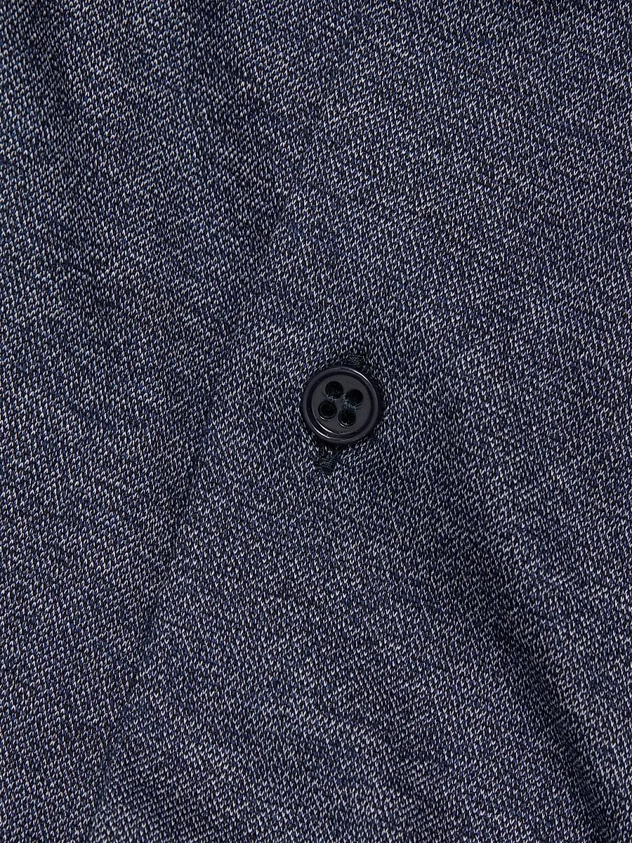 Emporio Armani Men's Cotton Jersey Sport Shirt - Blue | Thumbnail 7 Emporio Armani Men's Cotton Jersey Sport Shirt - Blue | Thumbnail 7