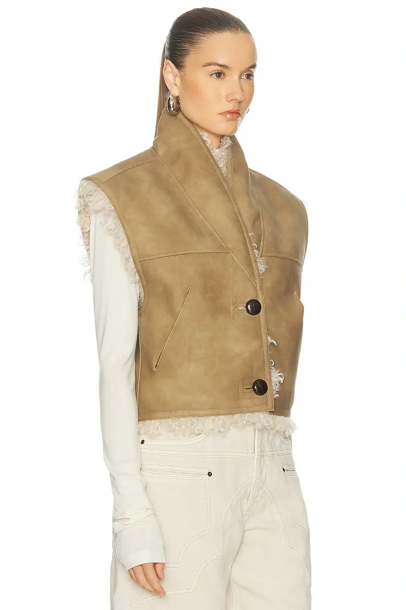 ISABEL MARANT ÉTOILE Clara Vest | Thumbnail 3