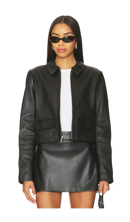 Joe's Jeans Maren Leather Jacket | Thumbnail 2 Joe's Jeans Maren Leather Jacket | Thumbnail 2