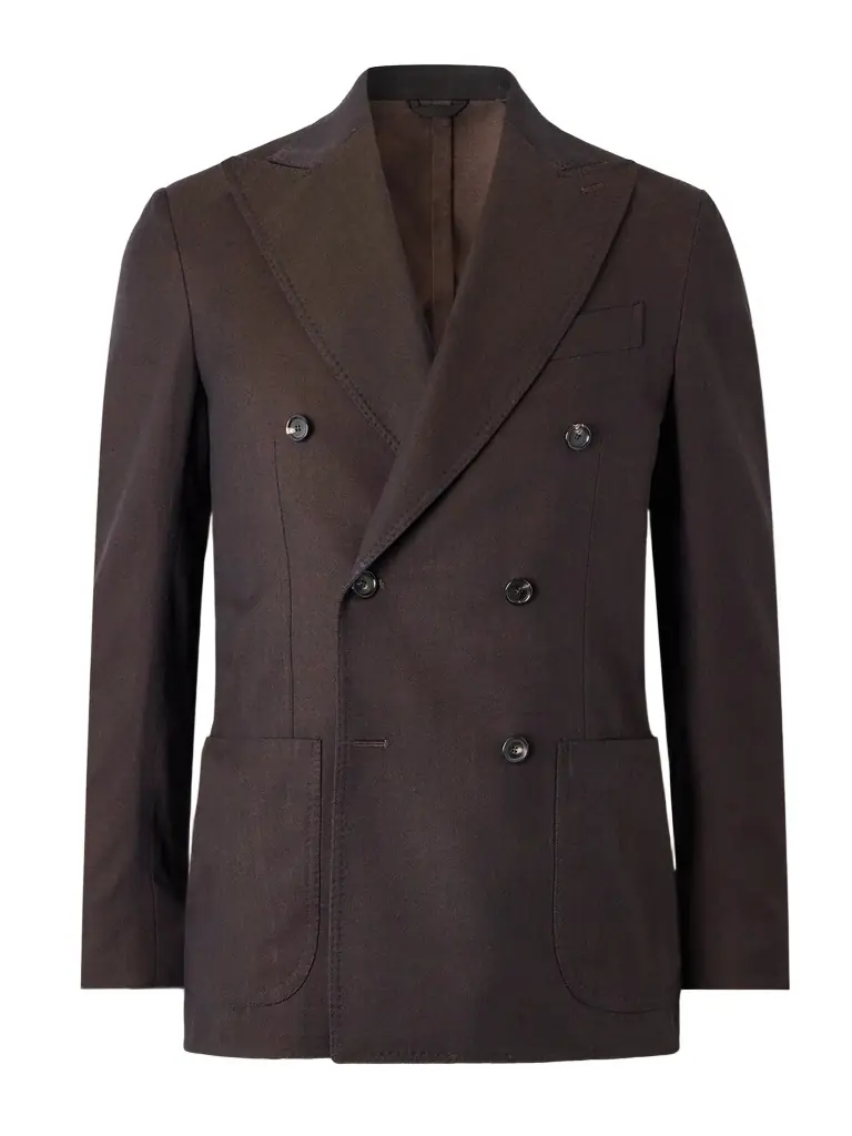 Vesuvio Cotton and Silk-Blend Twill Suit Jacket - Men Vesuvio Cotton and Silk-Blend Twill Suit Jacket - Men