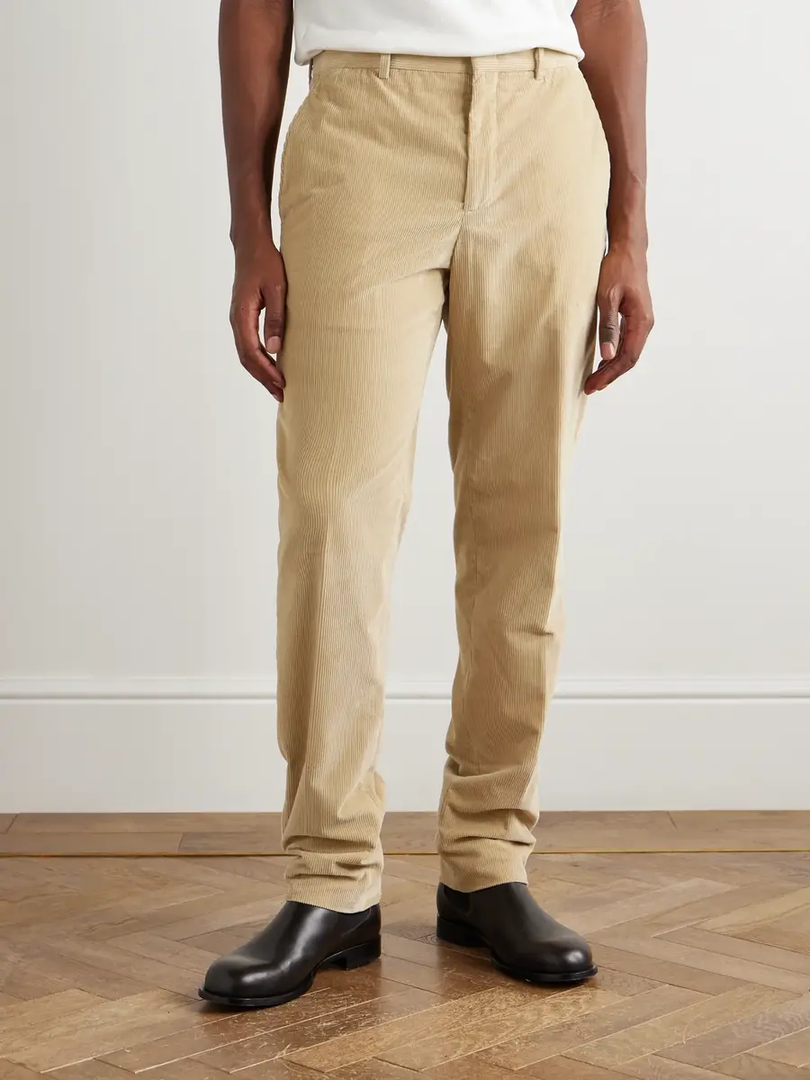 Loro Piana Jarno Hamptons Straight-Leg Cotton-Corduroy Trousers - Men | Thumbnail 3 Loro Piana Jarno Hamptons Straight-Leg Cotton-Corduroy Trousers - Men | Thumbnail 3