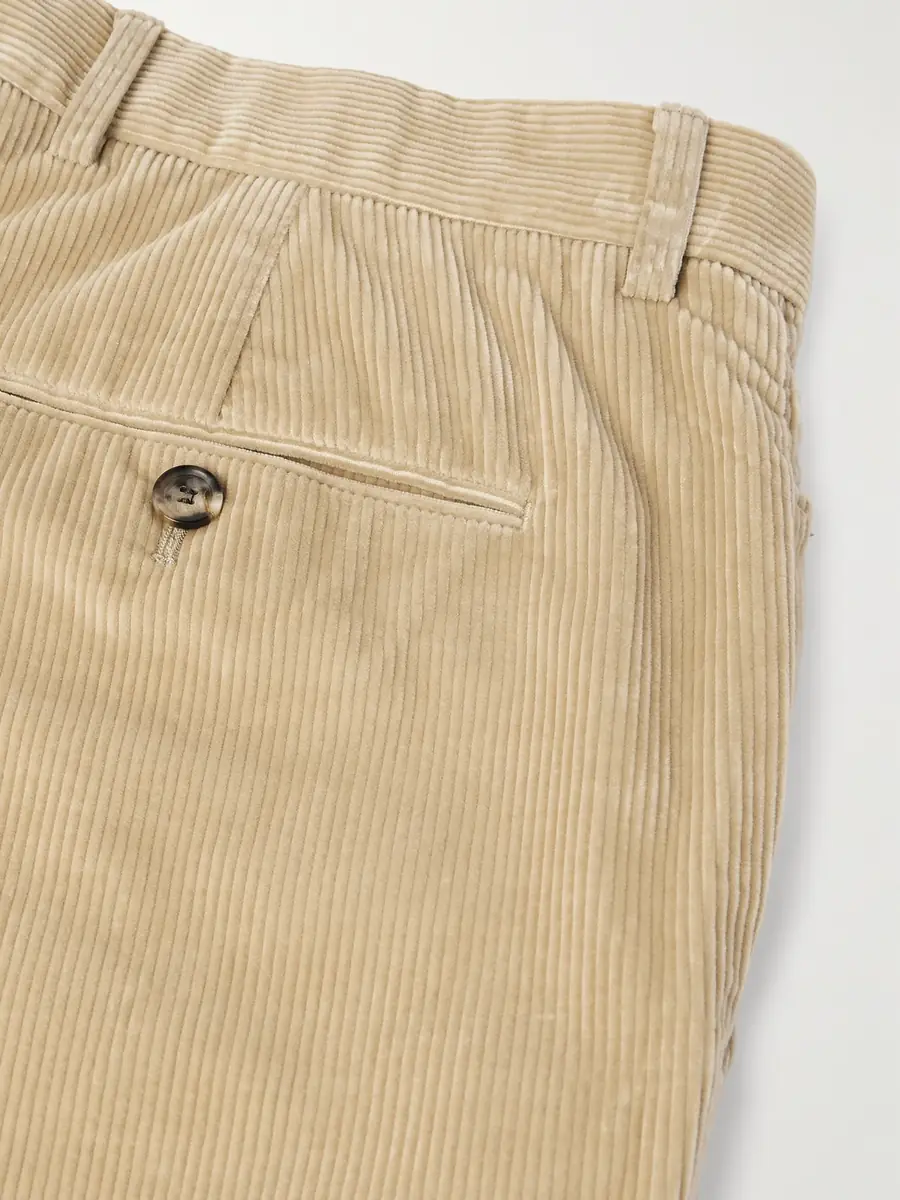 Loro Piana Jarno Hamptons Straight-Leg Cotton-Corduroy Trousers - Men | Thumbnail 5 Loro Piana Jarno Hamptons Straight-Leg Cotton-Corduroy Trousers - Men | Thumbnail 5