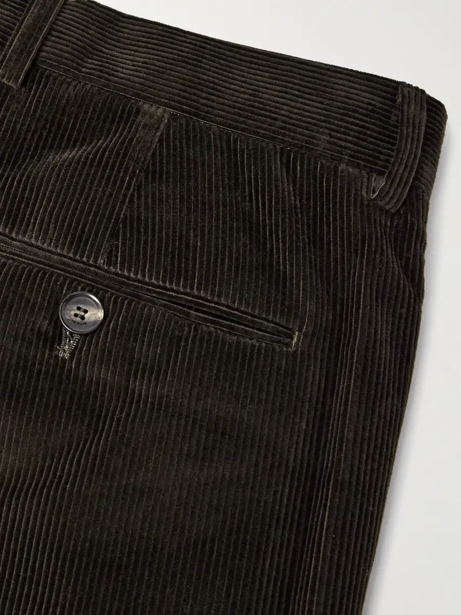 Loro Piana Jarno Hamptons Straight-Leg Cotton-Corduroy Trousers - Men | Thumbnail 5 Loro Piana Jarno Hamptons Straight-Leg Cotton-Corduroy Trousers - Men | Thumbnail 5