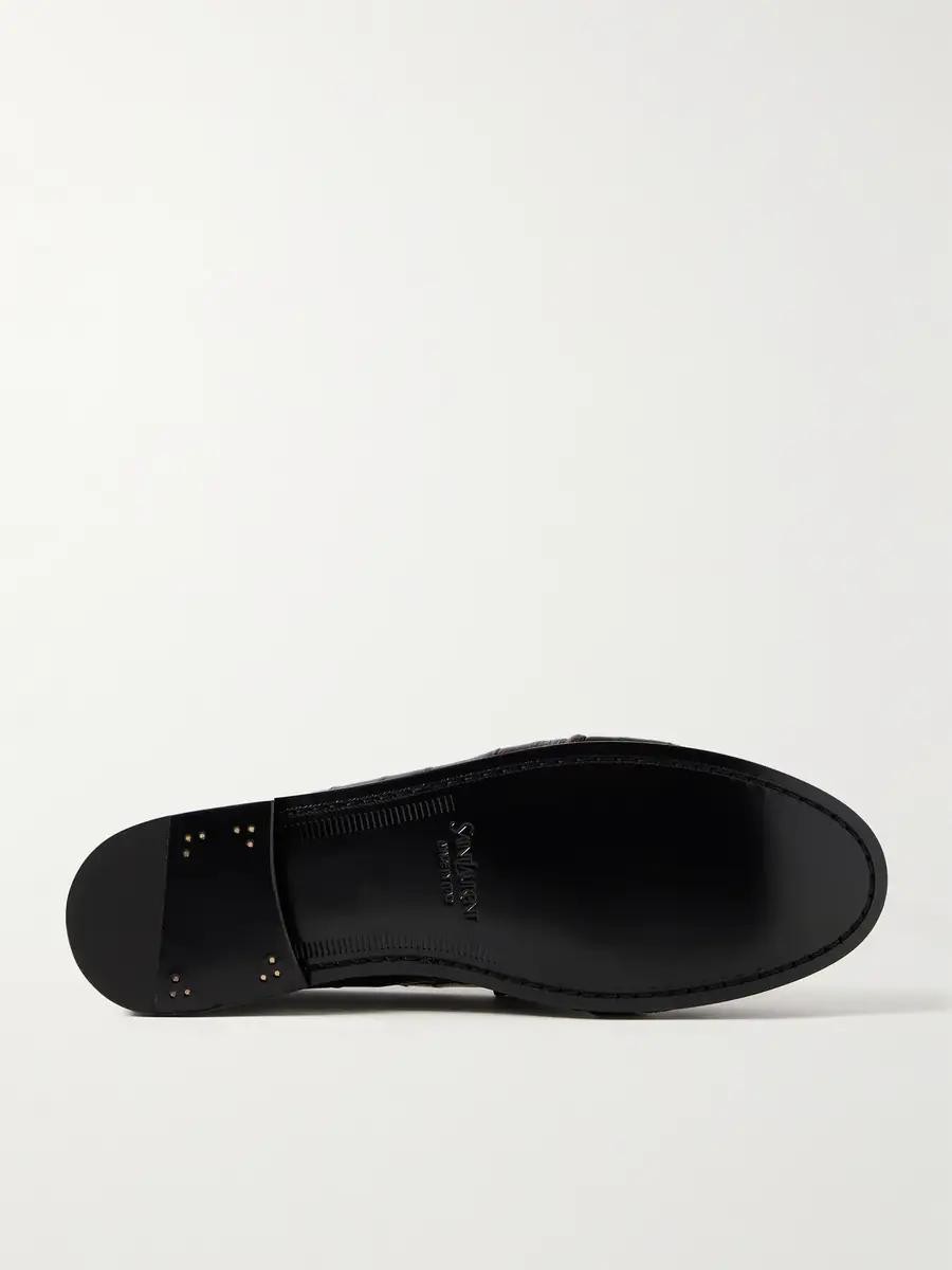 Saint Laurent Le Loafer Eel Penny Loafers - Men | Thumbnail 3