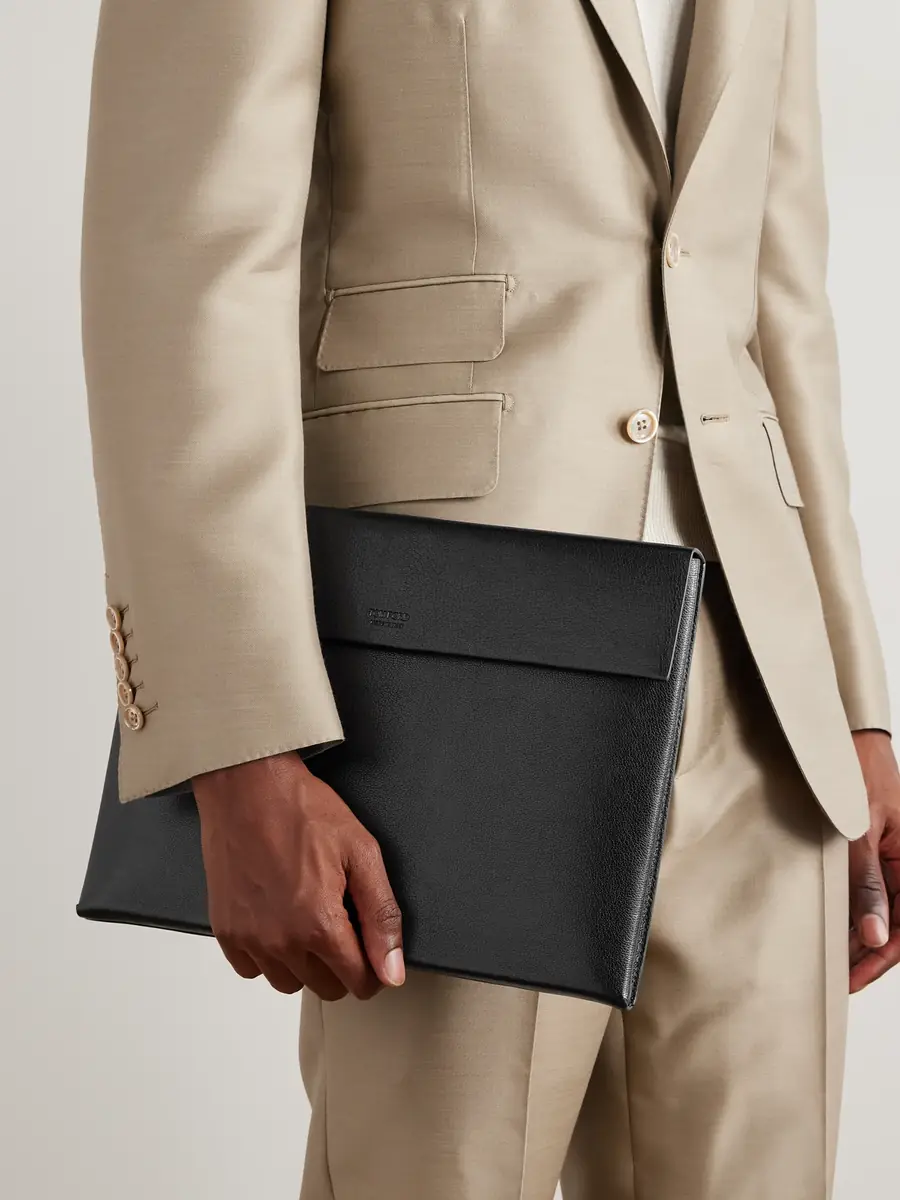 Tom Ford Full-Grain Leather Pouch - Men | Thumbnail 2