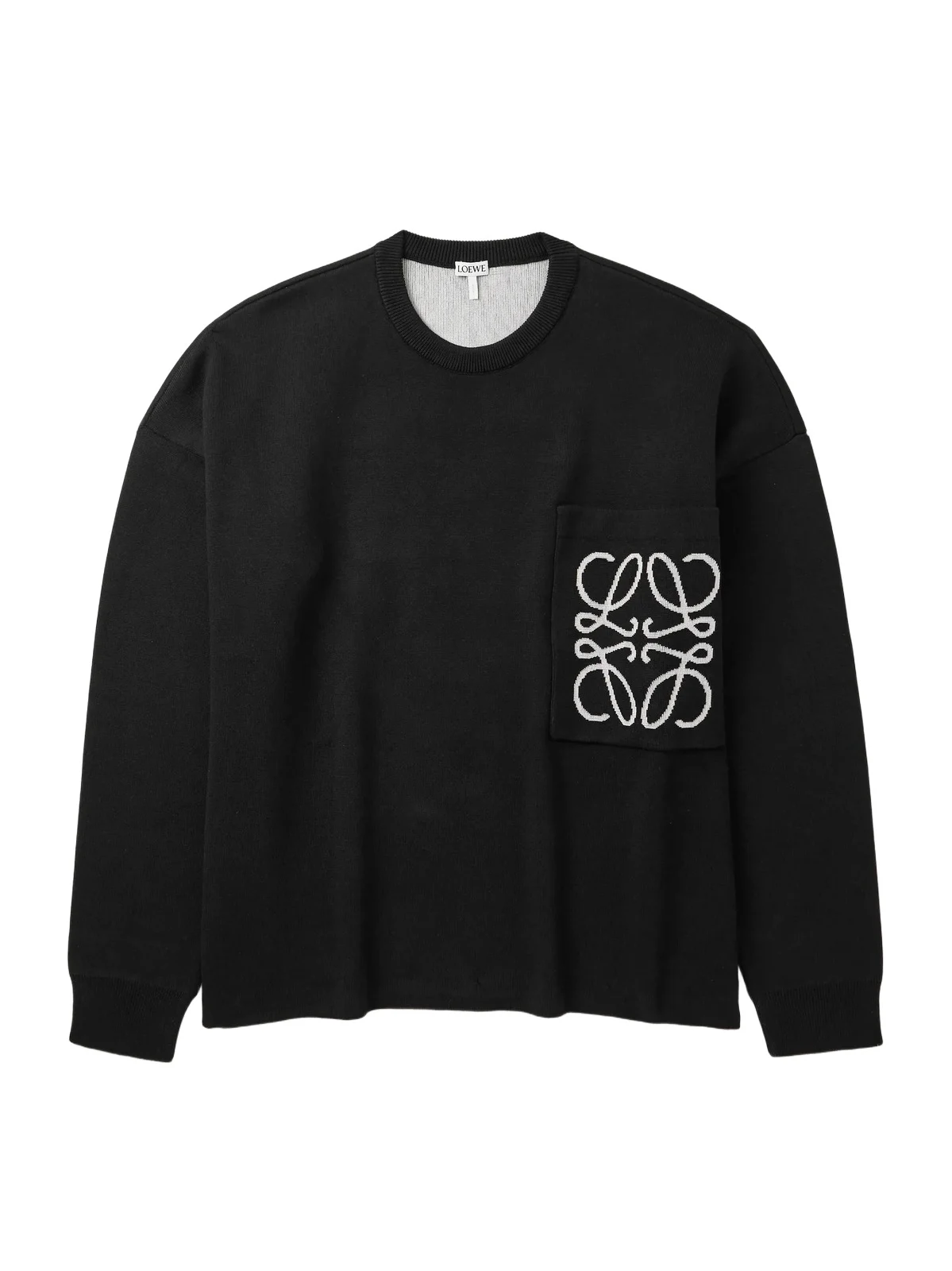 Loewe Anagram Logo-Intarsia Knitted Sweater - Men