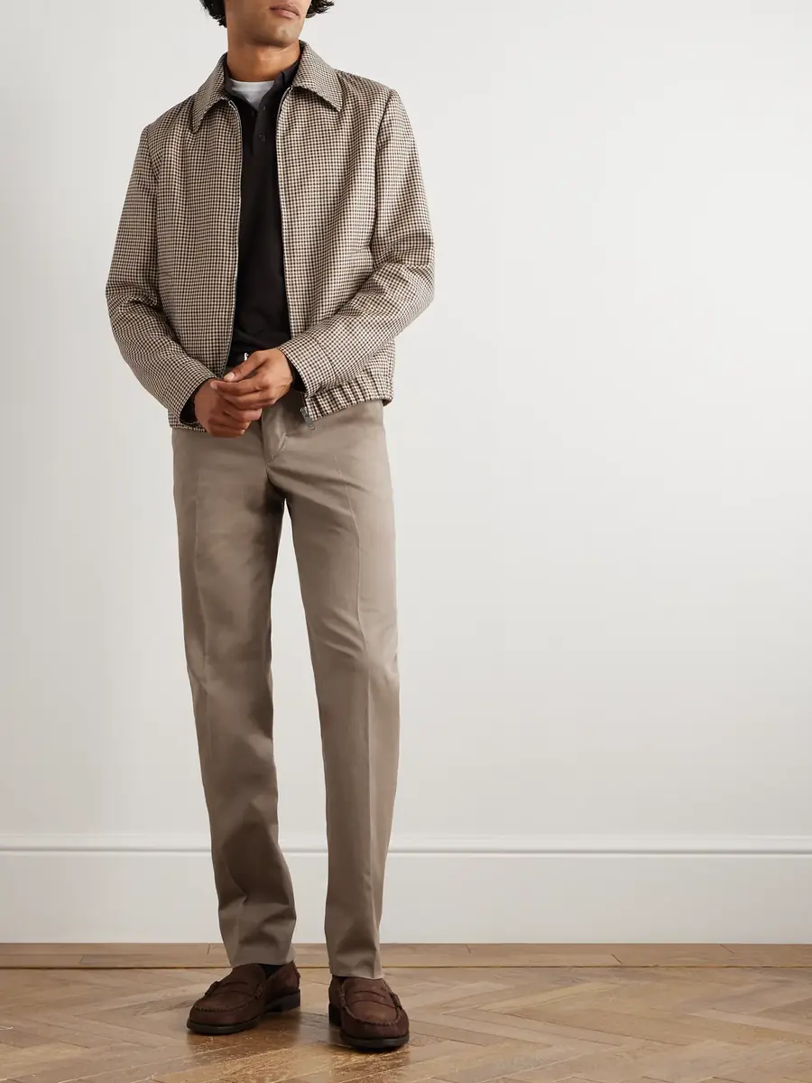 Incotex Incotex Slim-Fit Cotton and Cashmere-Blend Trousers - Men | Thumbnail 2 Incotex Incotex Slim-Fit Cotton and Cashmere-Blend Trousers - Men | Thumbnail 2